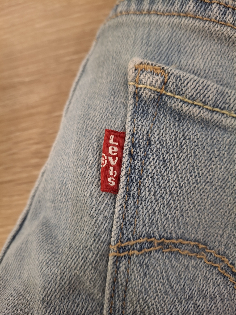 Levi's 711 Skinny Jeans Women's W25 L28 Light Wash Blue Denim - Picture 7 of 14